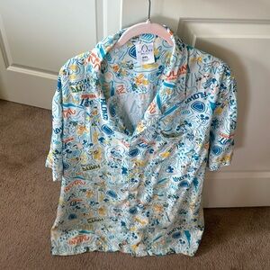 Disney Aulani hawaiian shirt new xxl men